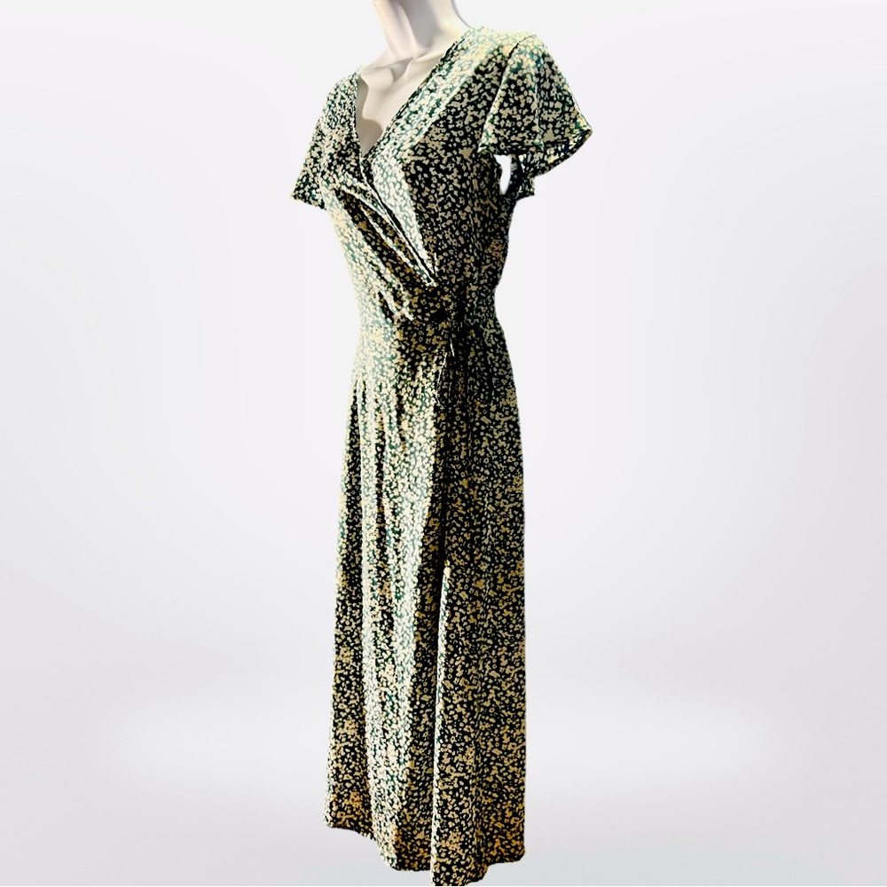 Sienna Sky Floral Wrapover Top Maxi Dress